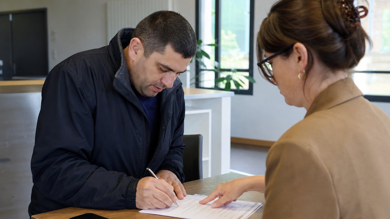 Vérification d'une attestation d'assurance avant un prêt de salle